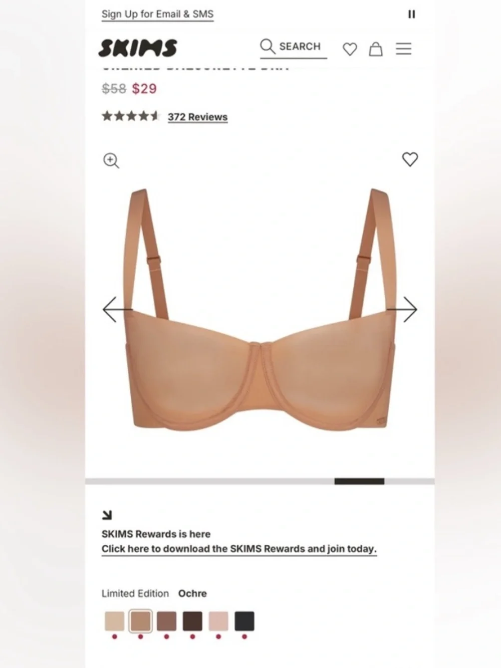 SKIMS unlined balconette bra! - Picture 6 of 7